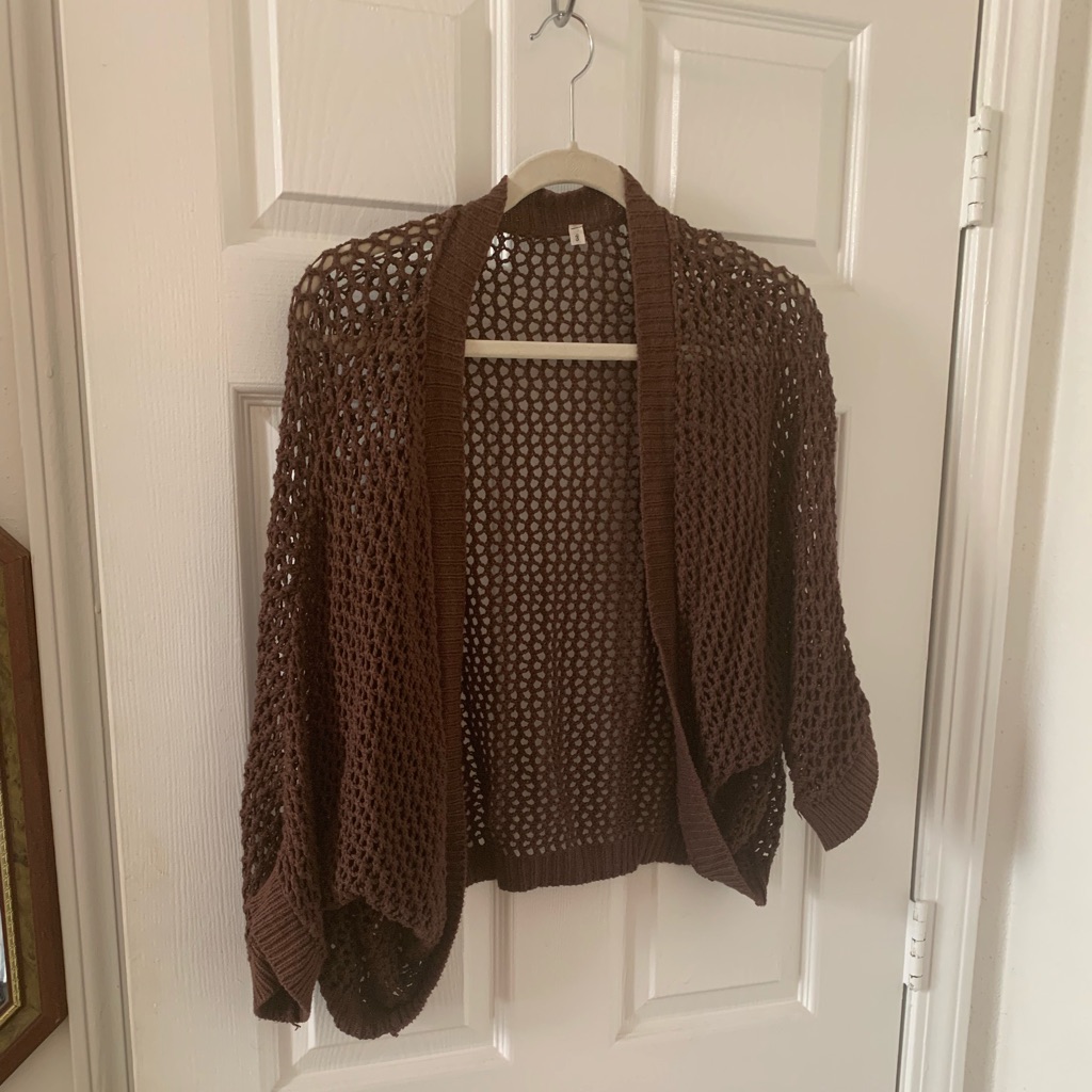 Brown Netted Jacket